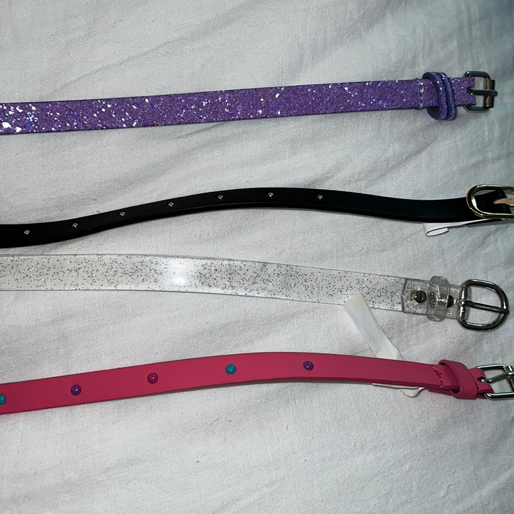 Girls Belt Bundle L NWOT
